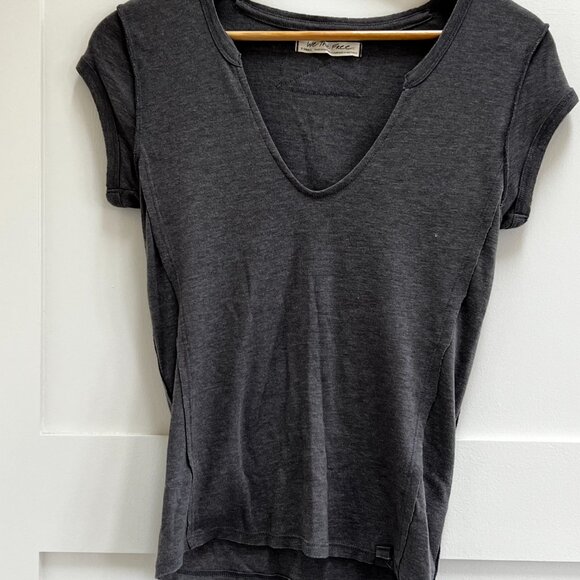 Free People Tee Size XS Grey - Picture 2 of 4